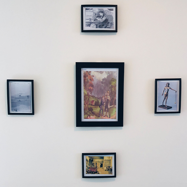 Frames hung using KLAPit