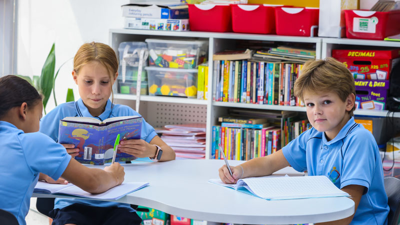 Students in Library