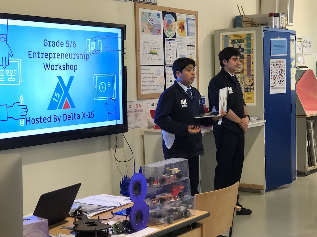 DELTA Grade 5-6 Entrepreneurship Workshop by X-15 Team