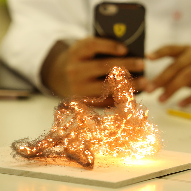 Students experimenting in a Science lesson